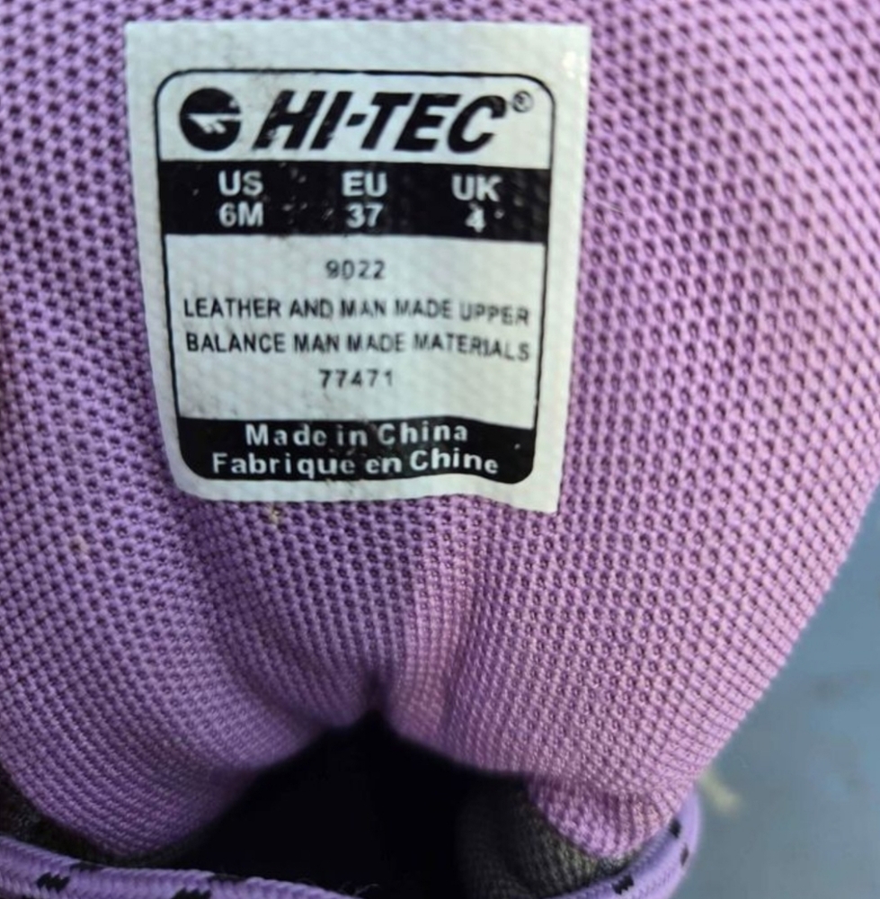 Hi-tech hiking boots